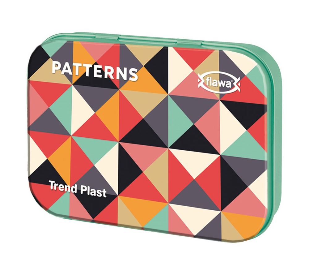FLAWA Trend Plast Patterns<br>20 Stück, Box, Tin Box