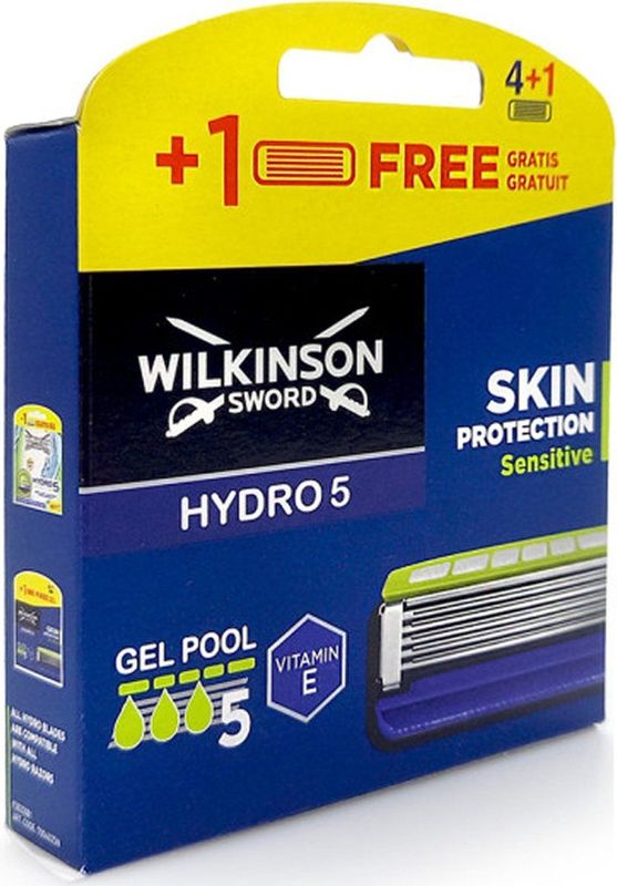 Wilkinson Sword - Hydro 5 - Skin Protection - Sensitive - Scheermesjes/Navulmesjes - 5 Stuks
