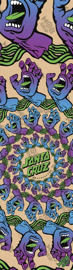MOB X Santa Cruz Skateboard Griptape - Skateboards | SkatePro