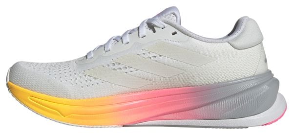 Chaussures Running adidas Supernova Rise Blanc/Rose/Orange Femme