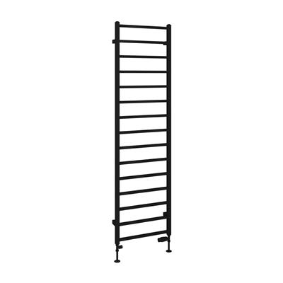 Eastbrook Tuscan Square handdoekradiator 50x180cm 688W zwart mat