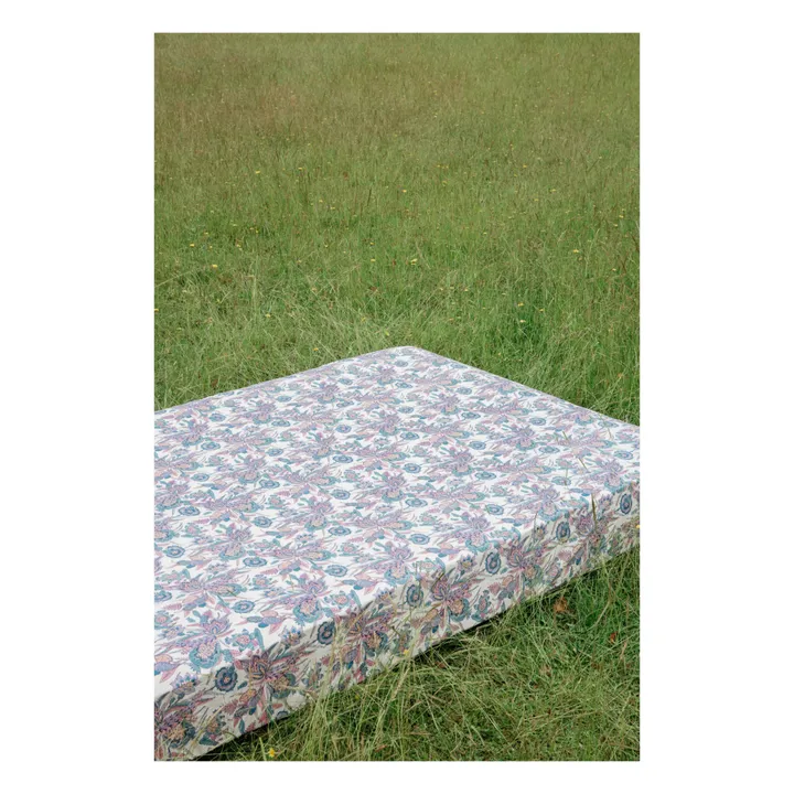 Louise Misha Drap-housse Nicole en coton bio | Violet