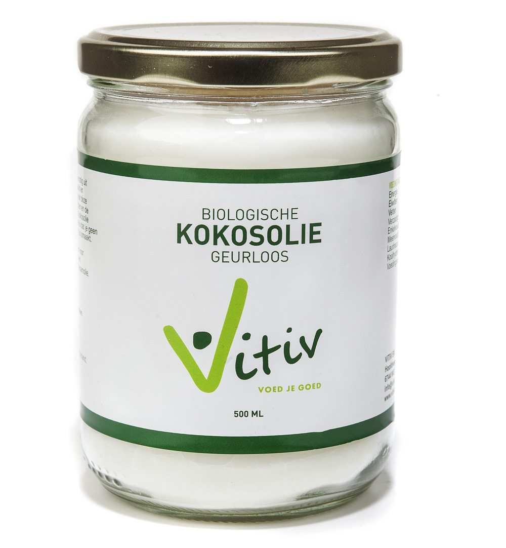 Vitiv Kokosolie Geurloos Bio (500 ml)