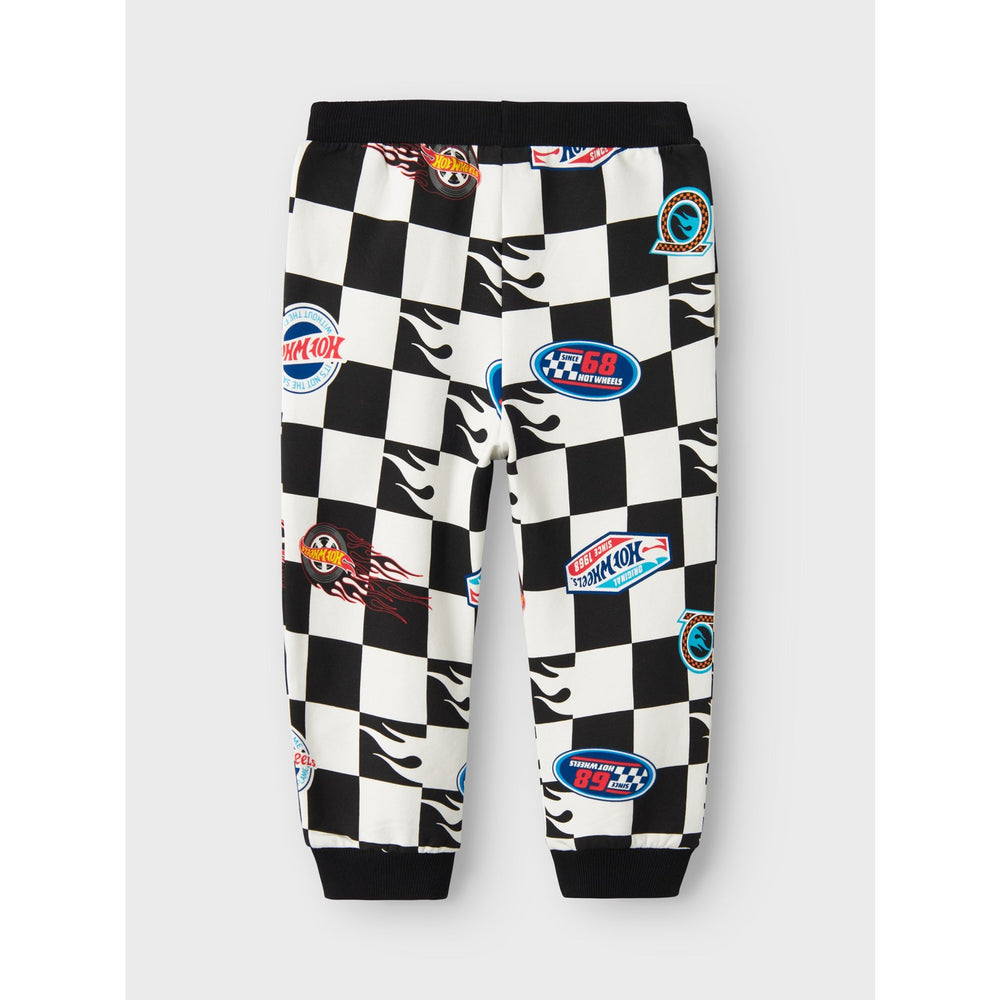 Køb Name It Black Drewy Hot Wheels Regular Sweatpants