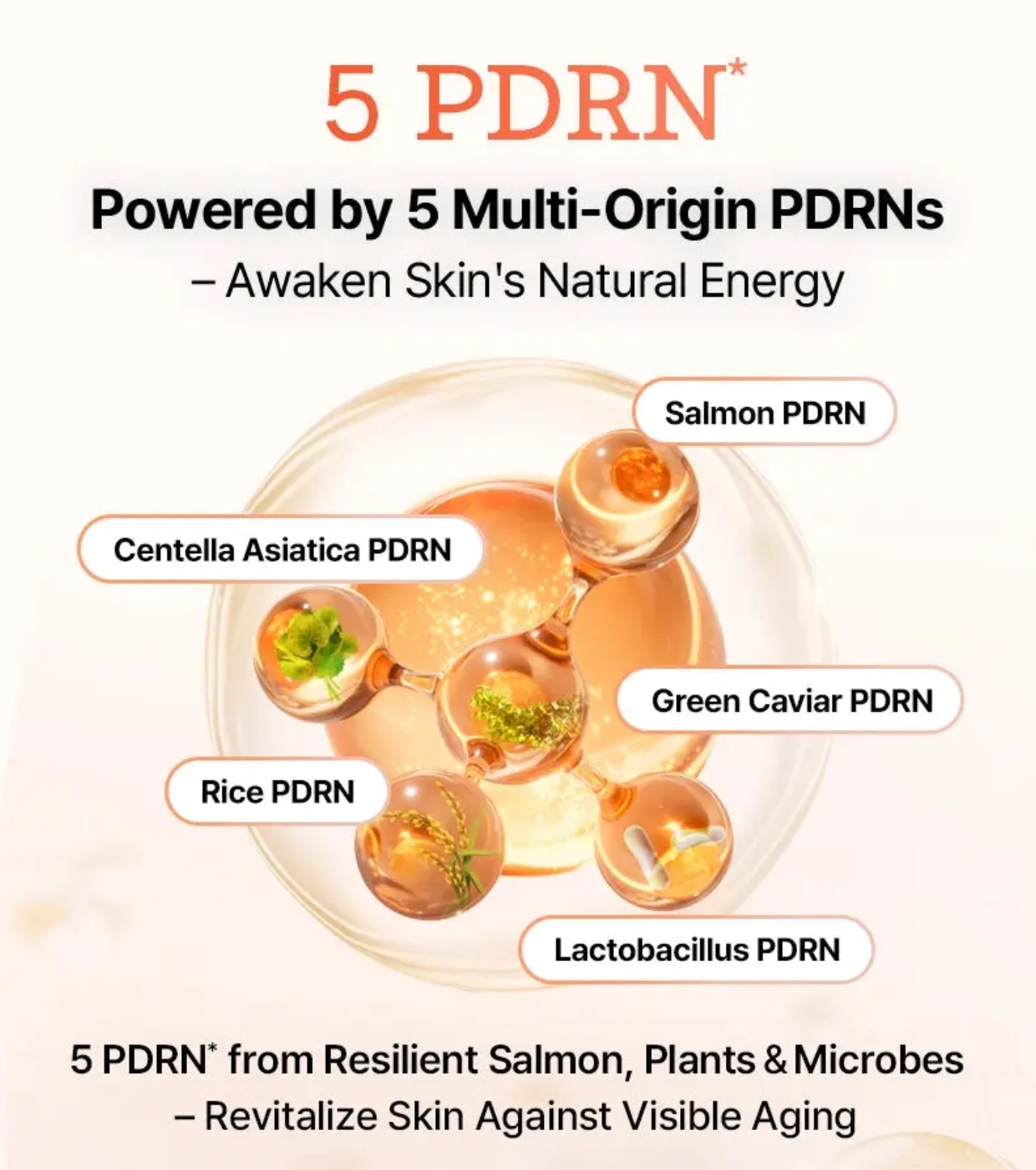 COSRX - *5 PDRN* - Pacote com 3 Máscaras Faciais Hidratantes Hyaluronic Acid Vital