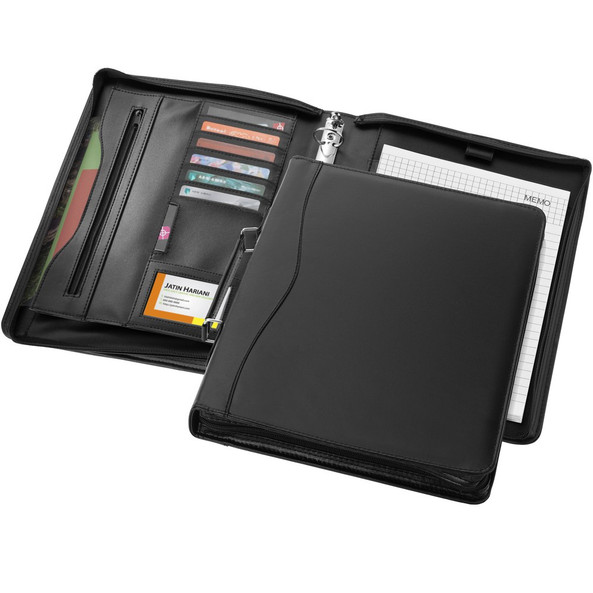EgotierPro 119987 - Conférencier serviette A4 Ebony
