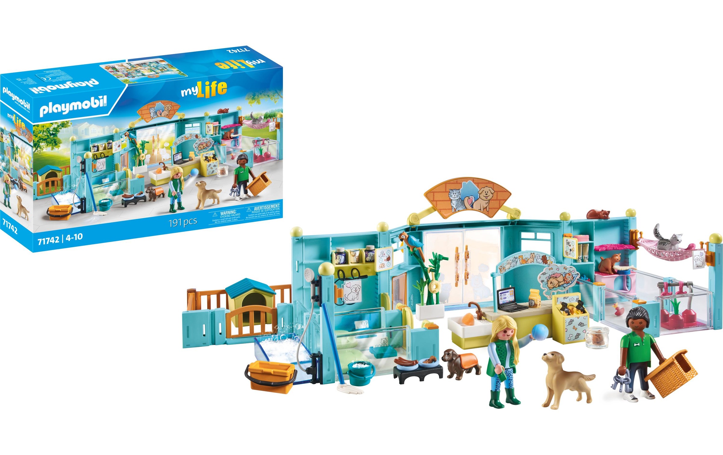 Playmobil® Spielbausteine »My Life Tierhotel 71742«