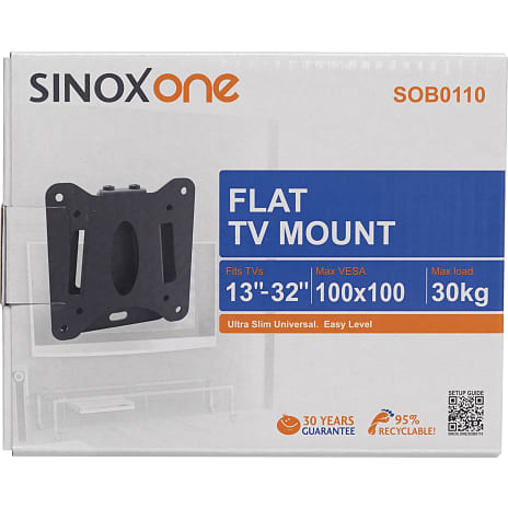 Sinox One SOB0110 Tv vægbeslag - sort
