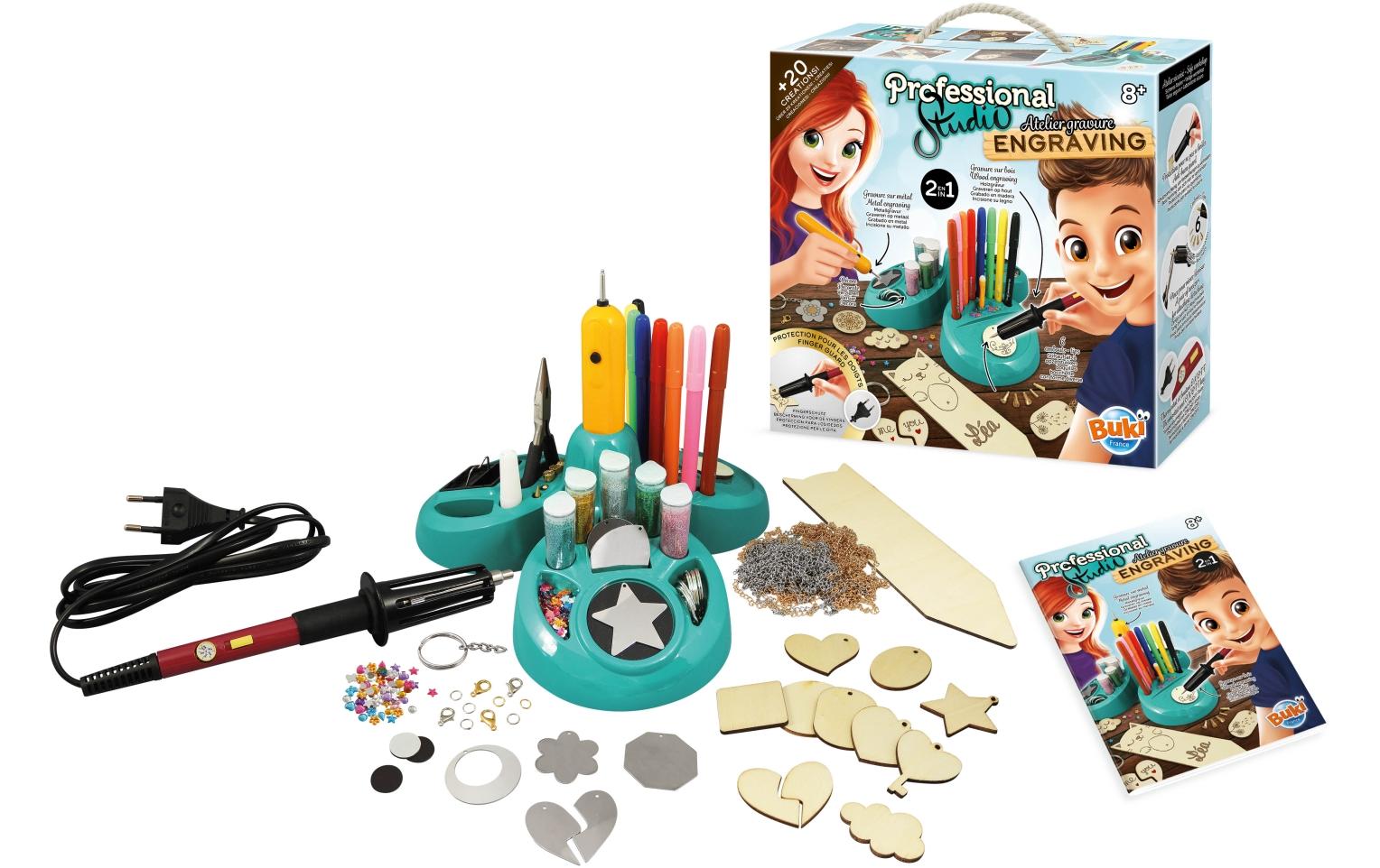 Experimentierkasten Professional Studio – Atelier gravure2-in-1-Gravur-Pyrograph