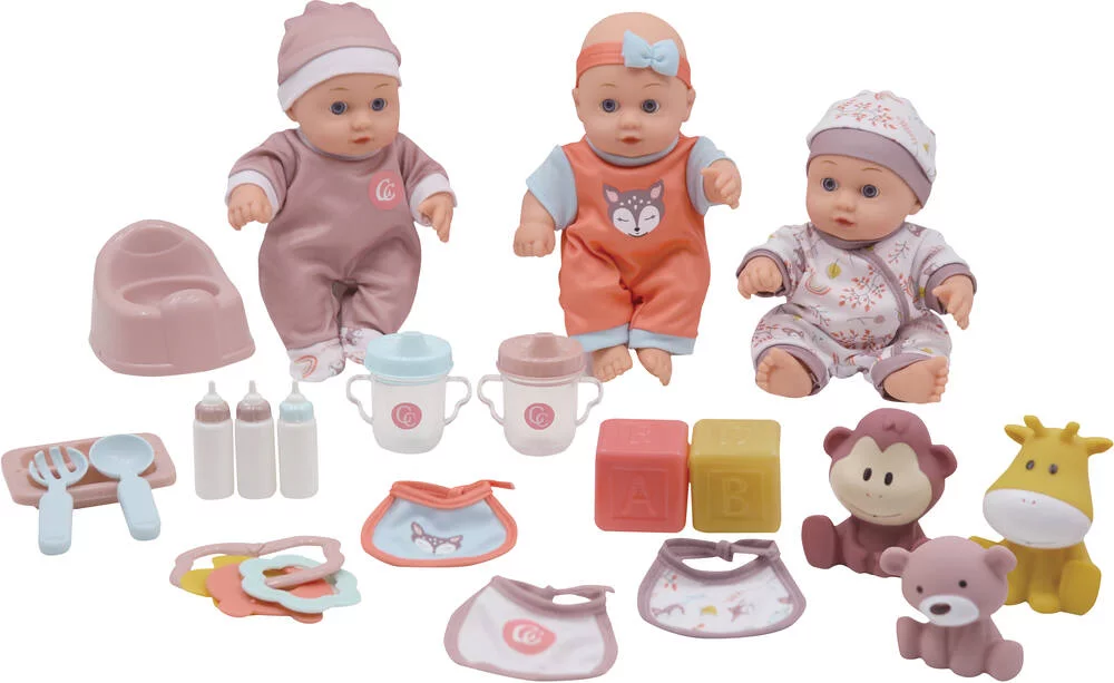 POUPEE - LES TRIPLES 23 CM