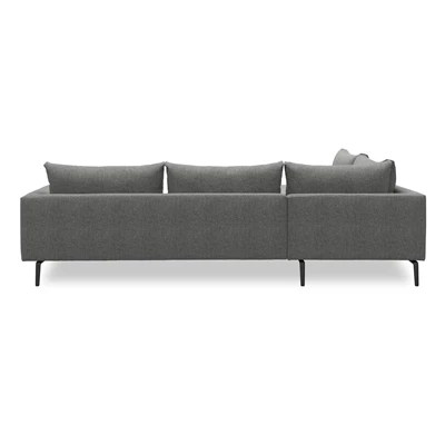 Hallsberg venstrevendt sofa med pufafslutning