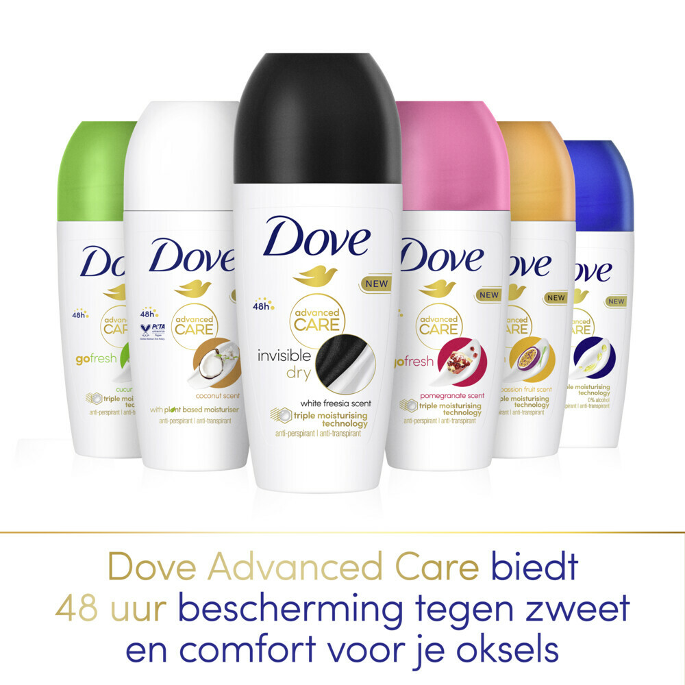 Dove Deodorant Roller Invisible Dry50 ml