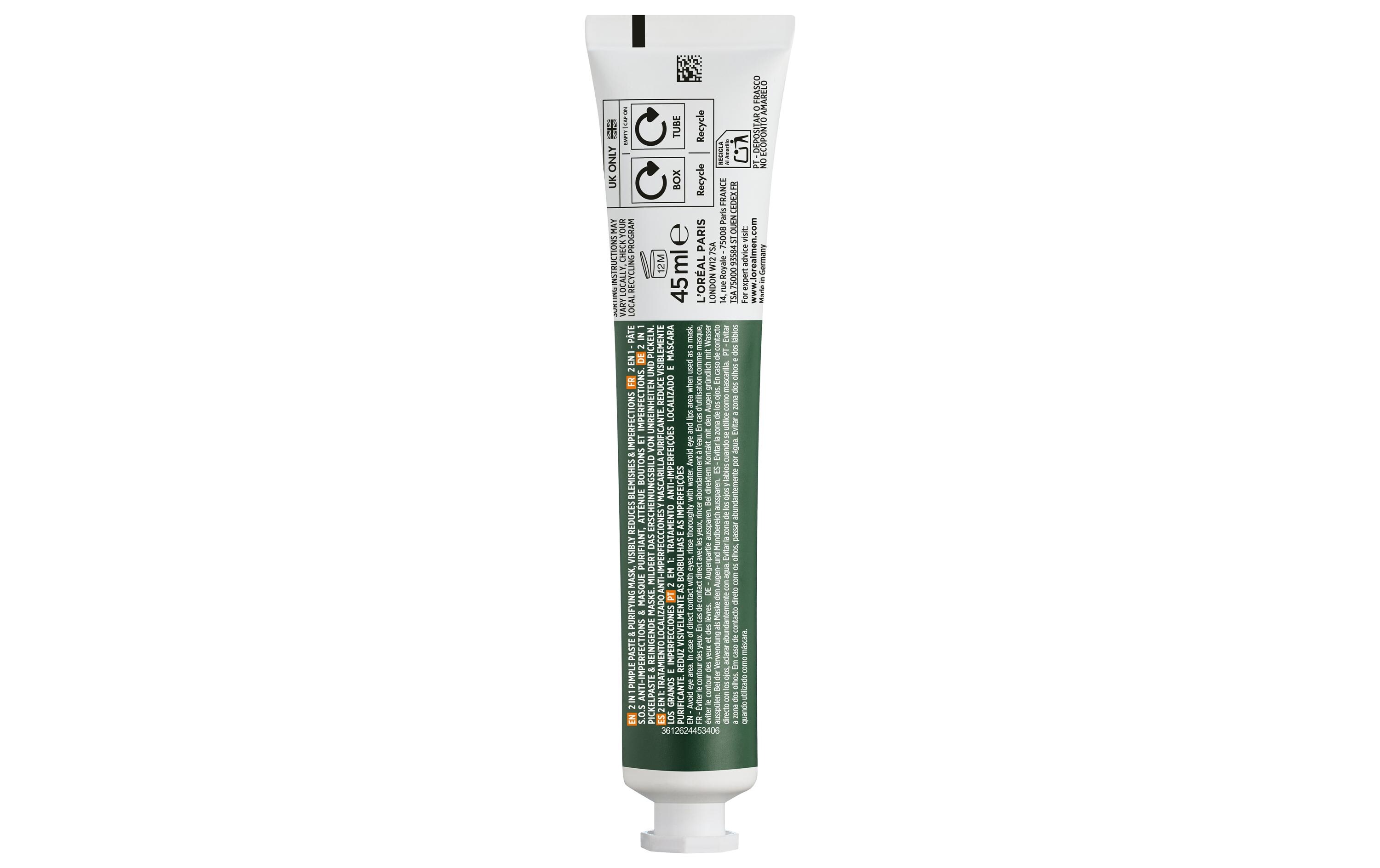 Derma Control S.O.S. Pimple Paste 45 mlPimple Paste für Männer mit Niacinamid