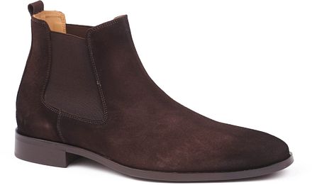 Suitable Chelsea Boot Suede Donkerbruin 15632-S0041 kopen