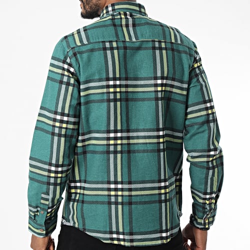 Chemise Manches Longues A Carreaux Arnault Vert