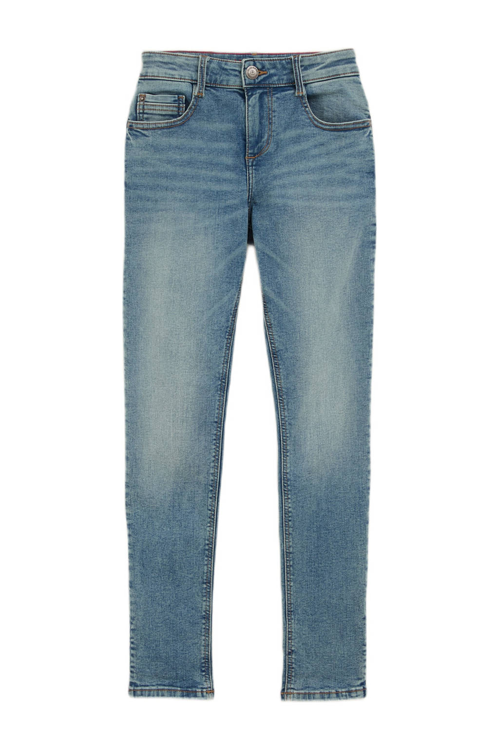 WE Fashion slim fit jeans green cast denim