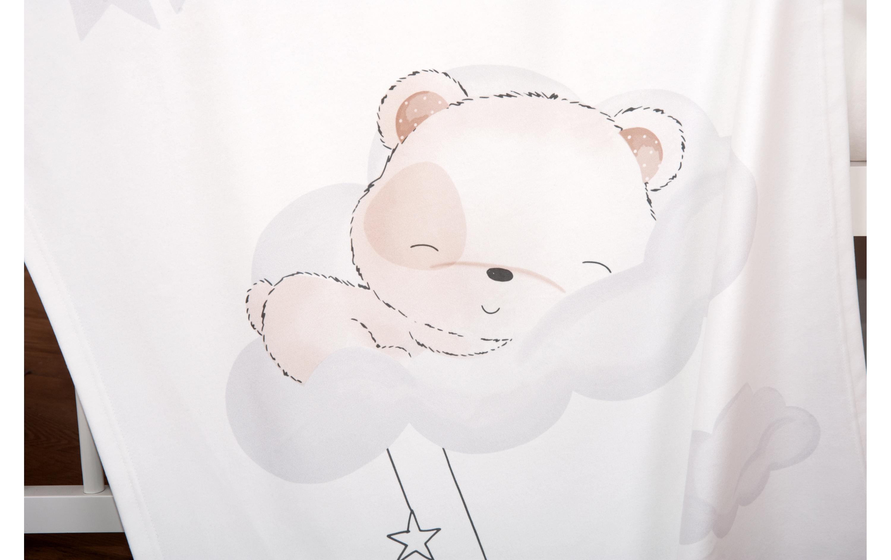 Kuscheldecke Sleeping Little Bear 75 x 100 cmMicrofaser-Flauschdecke für Babys