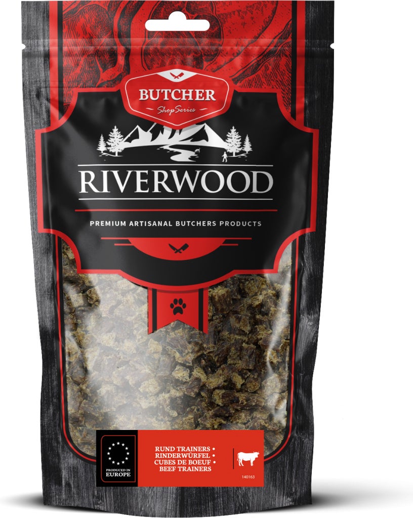 Riverwood hondensnack Butcher rund trainers 150 g