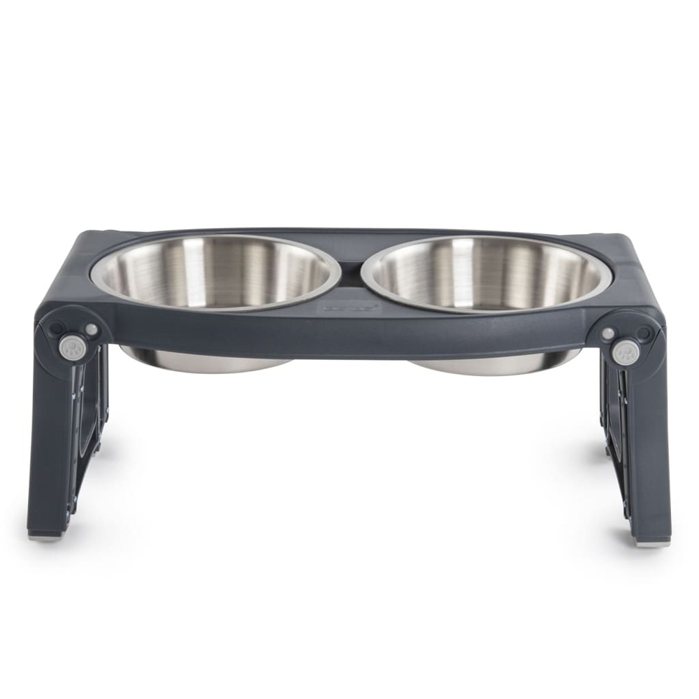 Mangeoire pour animaux de compagnie gris