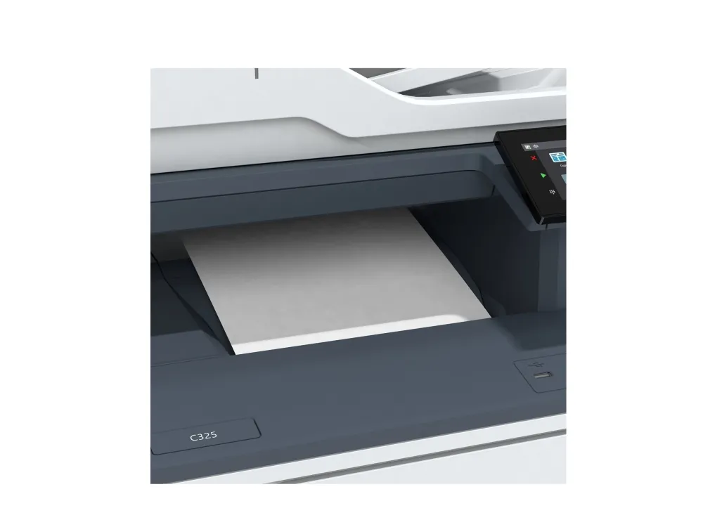 Xerox C325V_DNI - Multifunktionsprinter - farve - laser - Legal (216 x 356 mm) (original) - A4/Legal (medie) - op til 33 spm (kopiering) - op til 33 spm (udskriver) - 250 ark - 33.6 Kbps - USB 2.0, Gigabit LAN, Wi-Fi(n), USB - Green World Alliance re