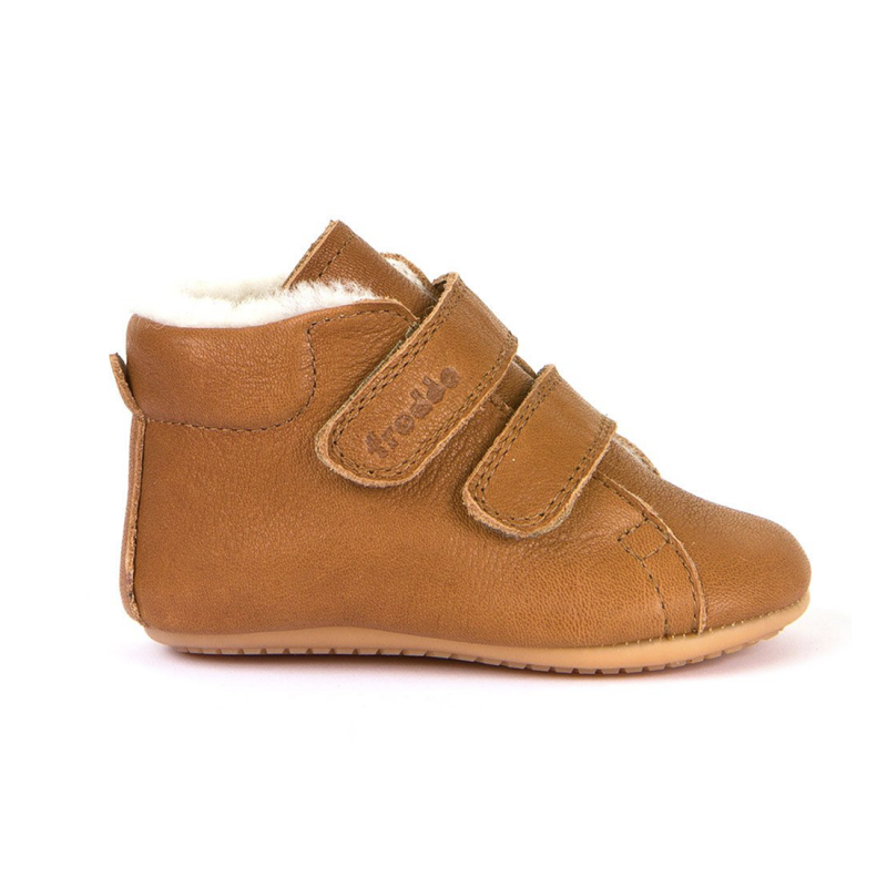 Froddo Froddo Prewalkers fourré deux scratchs caramel