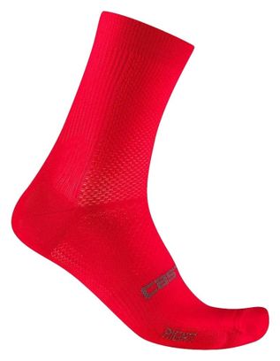 Chaussettes Castelli Espresso 2 Femme Rouge