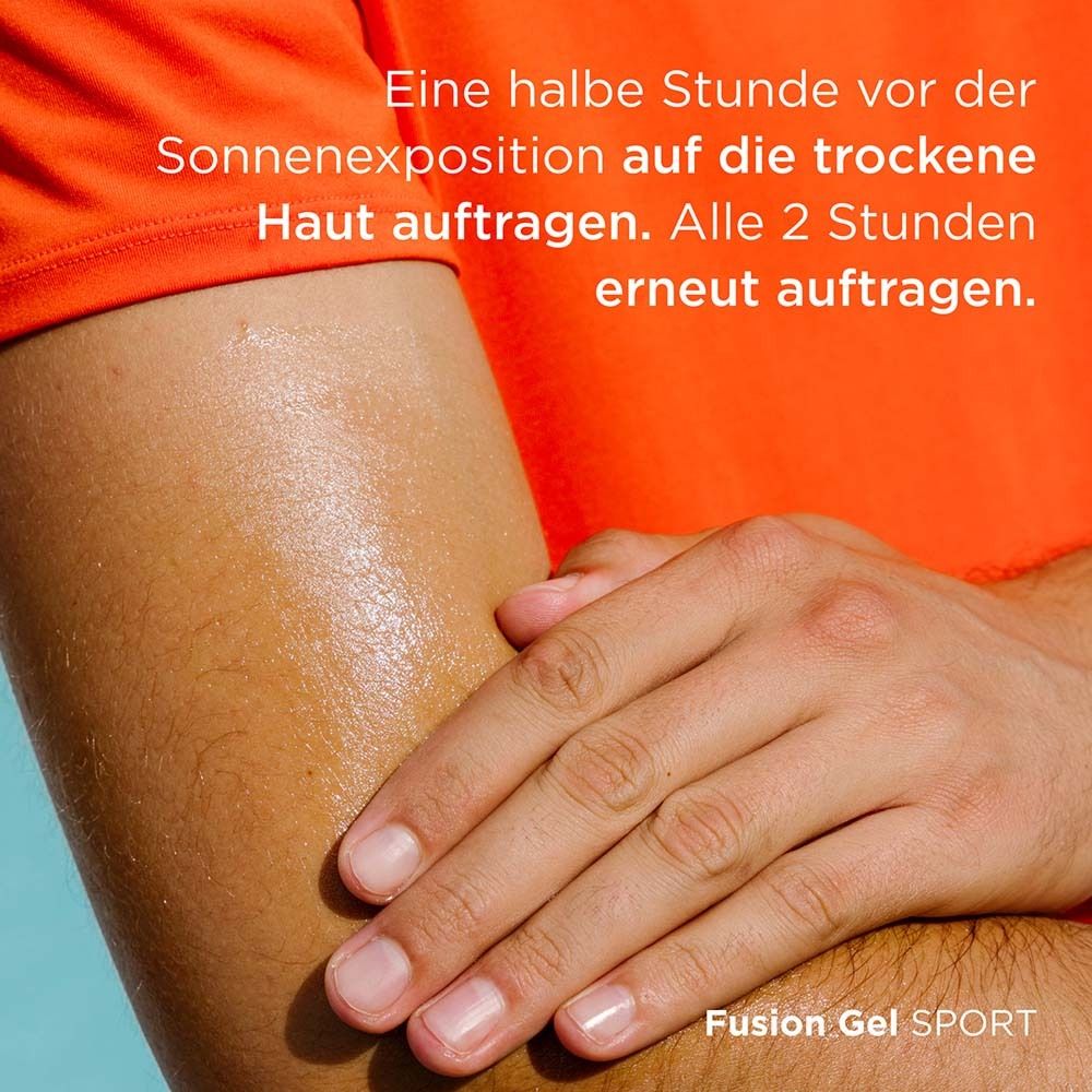 ISDIN FusionGel SPORT LSF50 extra wasserfest und schweißbeständiger Sonnenschutz mit ultraleichter Gel-Textur