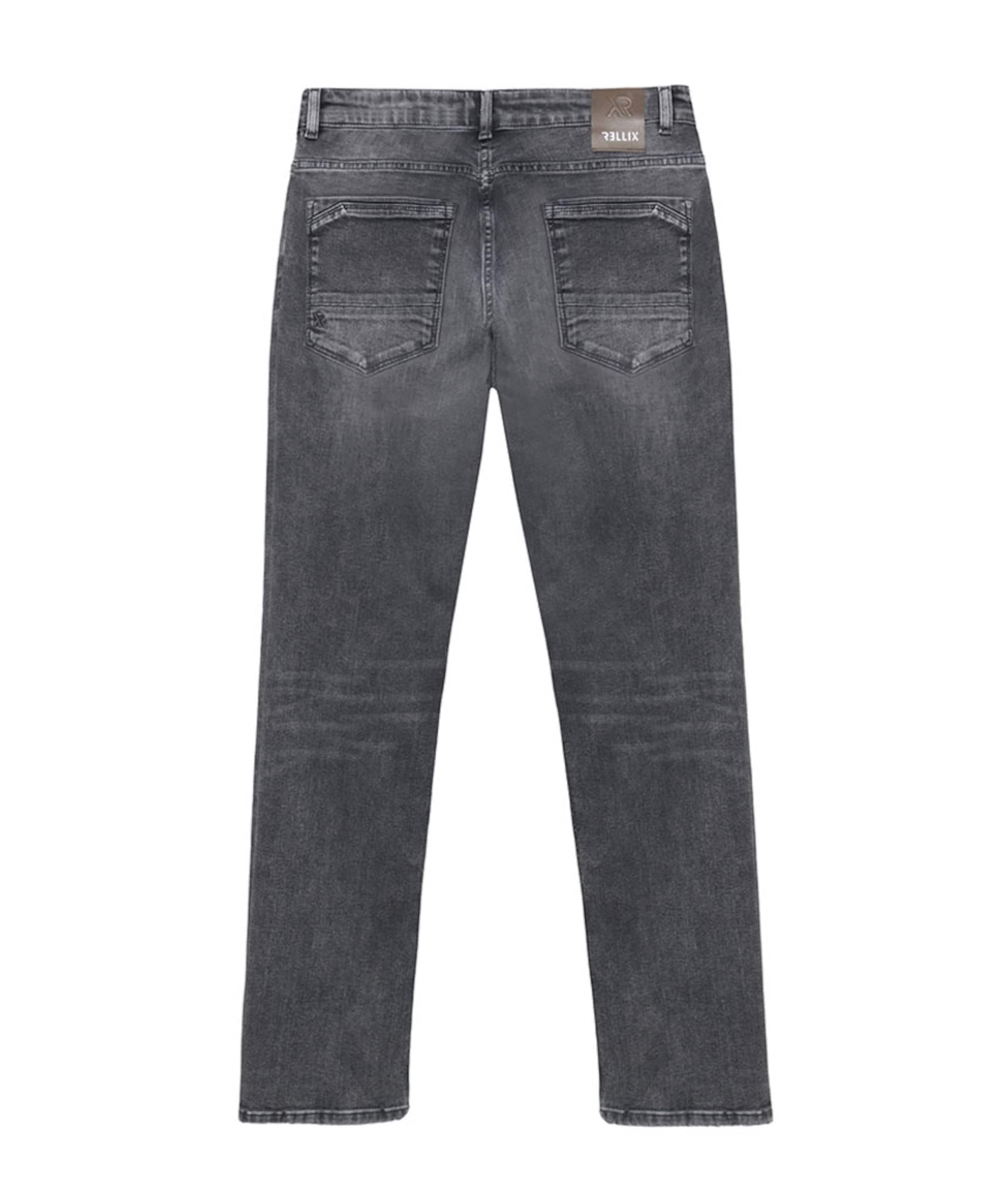 Rellix Straight Wide Fit jongens jeans grijs