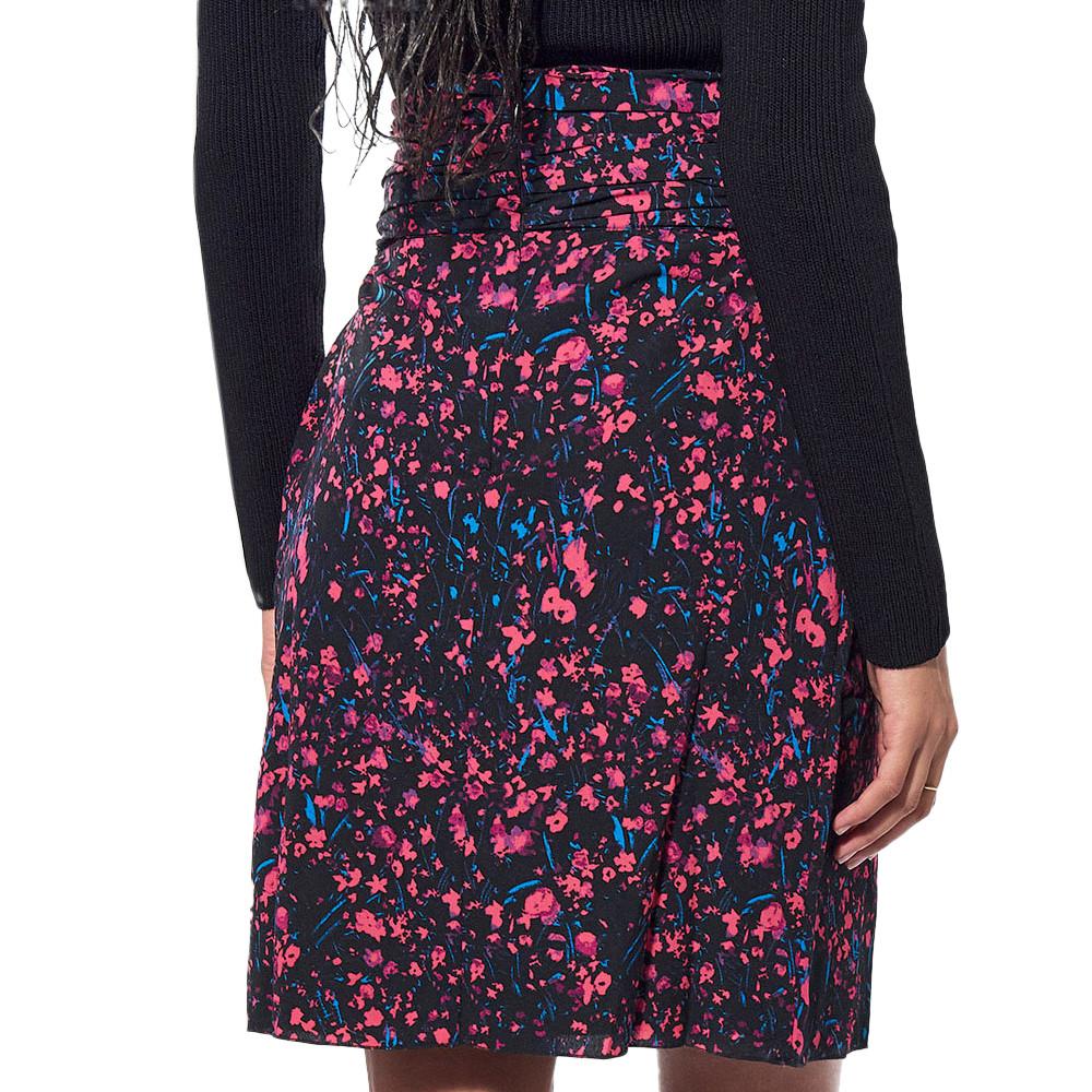Kaporal Jupe Noir à fleurs Femme Kaporal Bakar