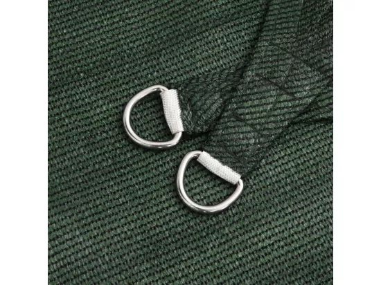 Voile d'ombrage 160 g/m² Vert foncé 3x6 m PEHD