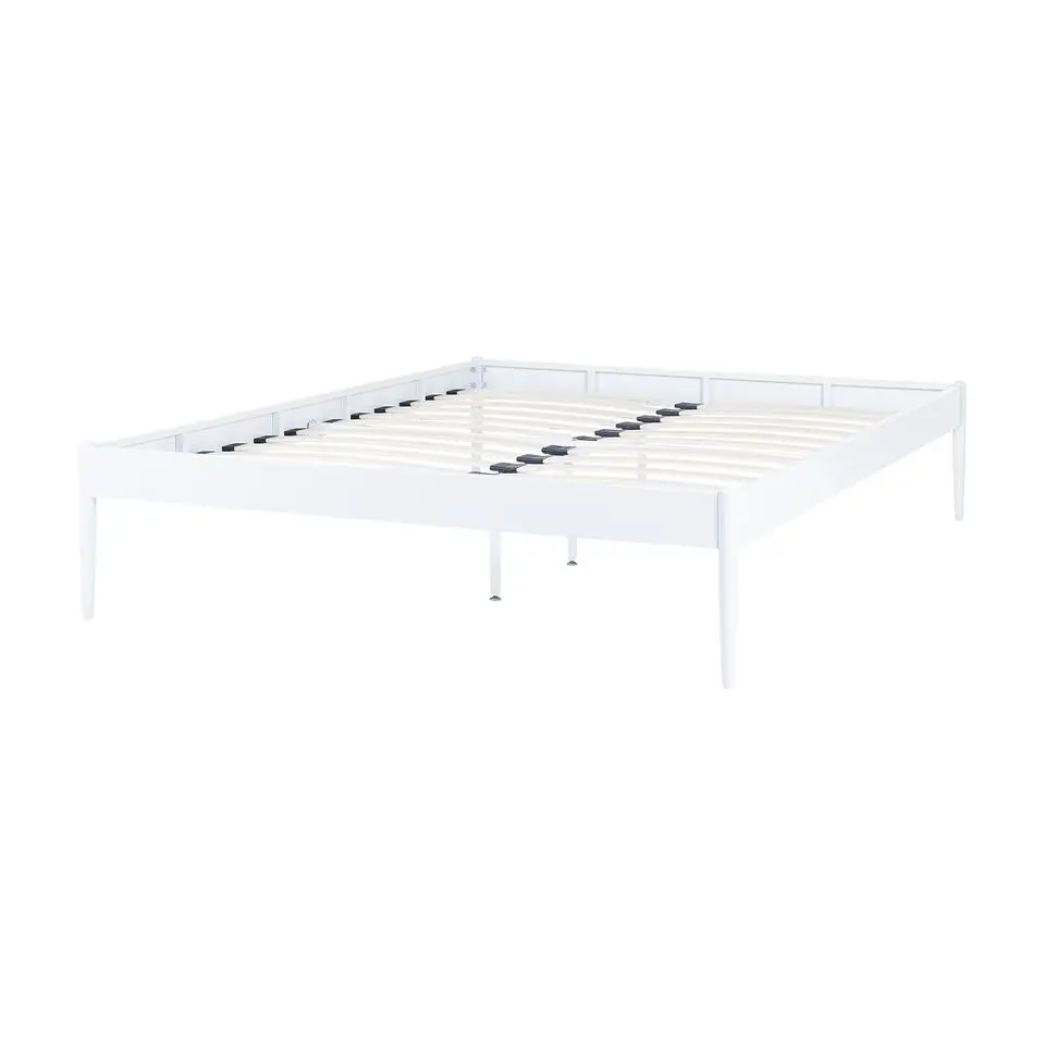 VAURS - Tweepersoonsbed - Wit - 140 x 200 cm - Staal