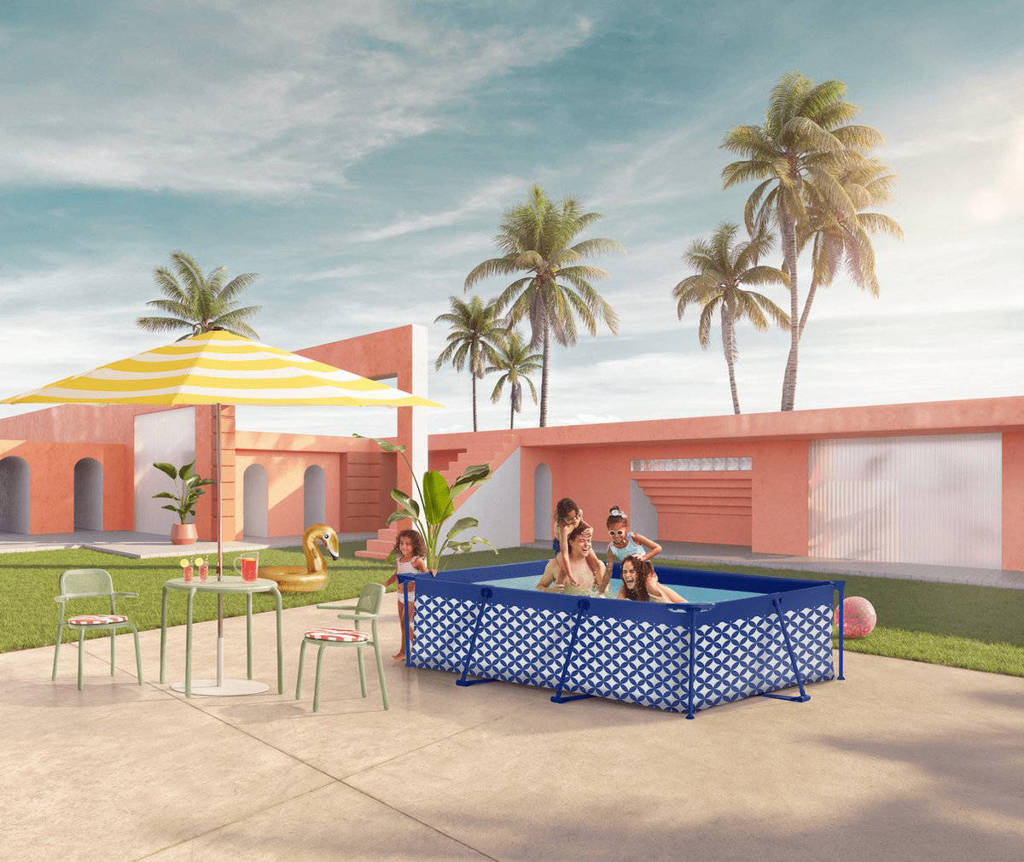Tiles Frame Pool 260x160 cm