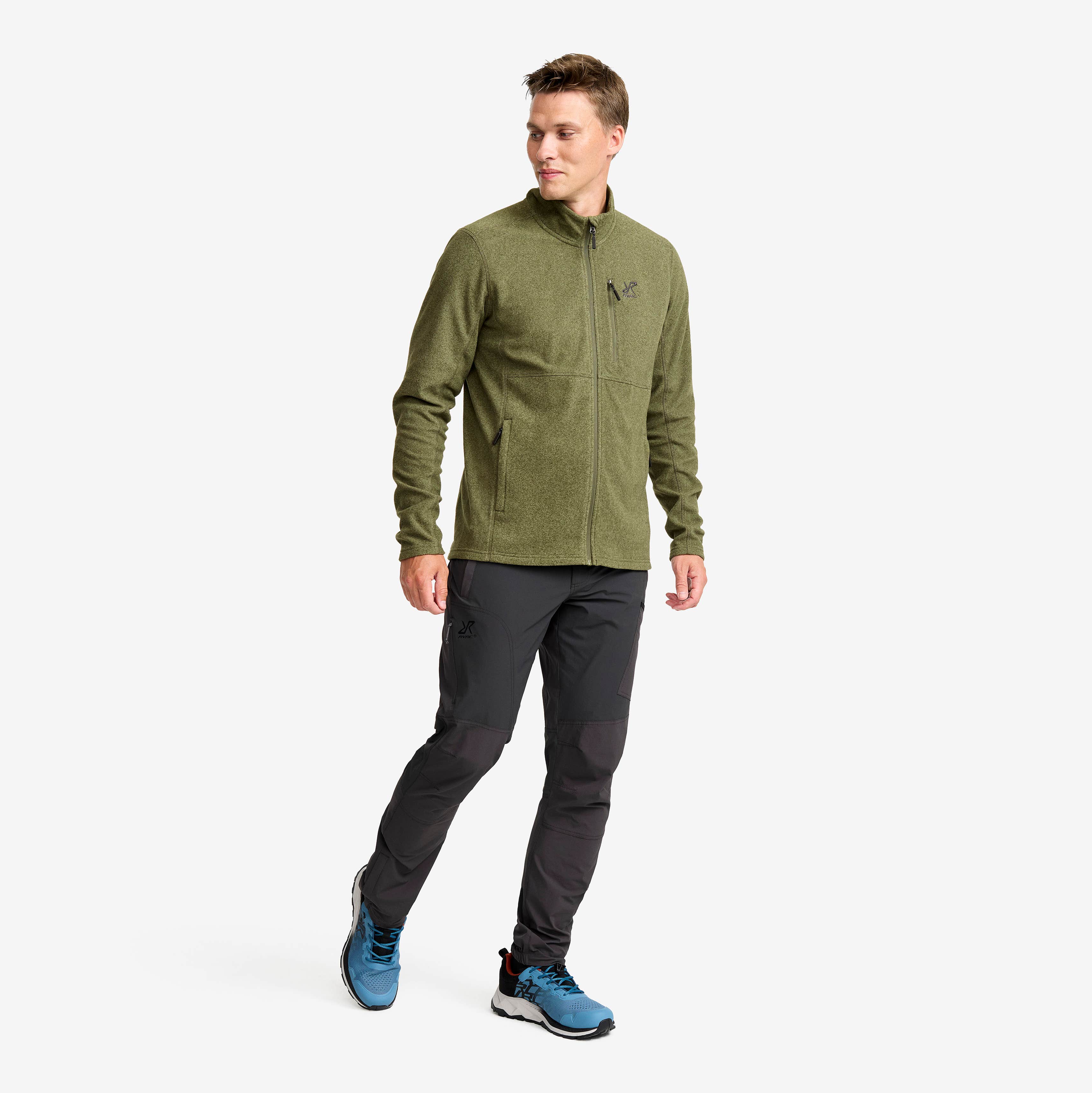 Essential Full-zip Fleece Herre Cypress
