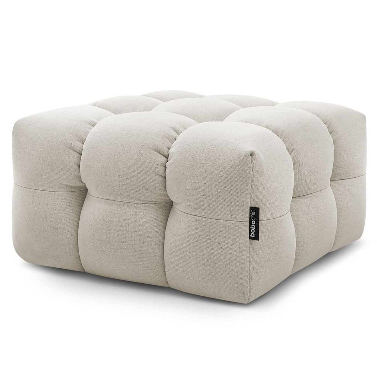 Bobochic Pouf Cloud beige - 84x84x43 cm