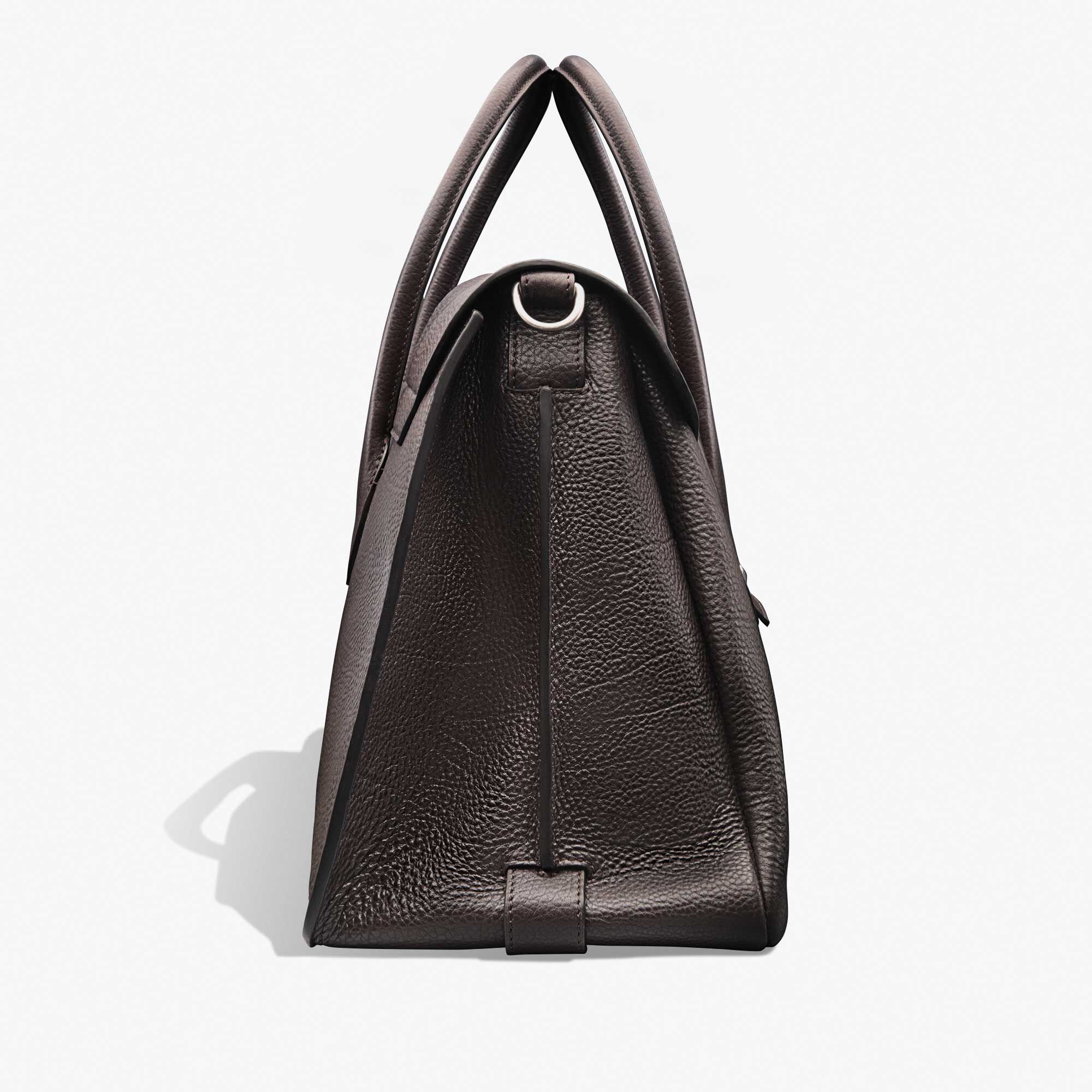 Sac De Voyage B Volute Croisee En Cuir
