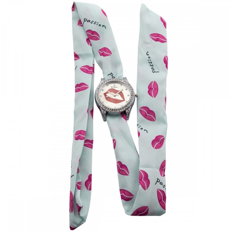 Montre Femme CHTIME bracelet Tissu Bleu