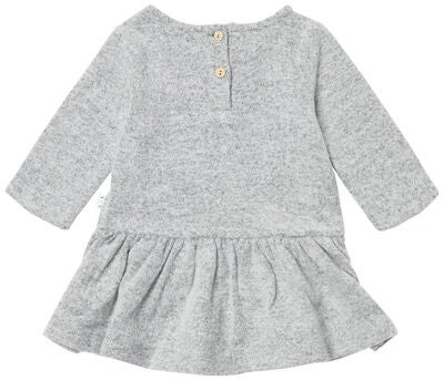 Luca & Lola Olga Kjole Baby, Grey Melange