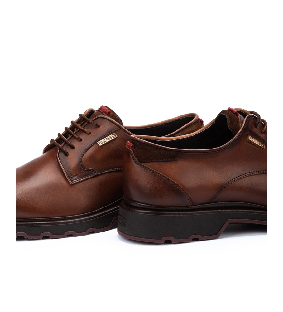 Sapatos Pikolinos Linares em couro marrom