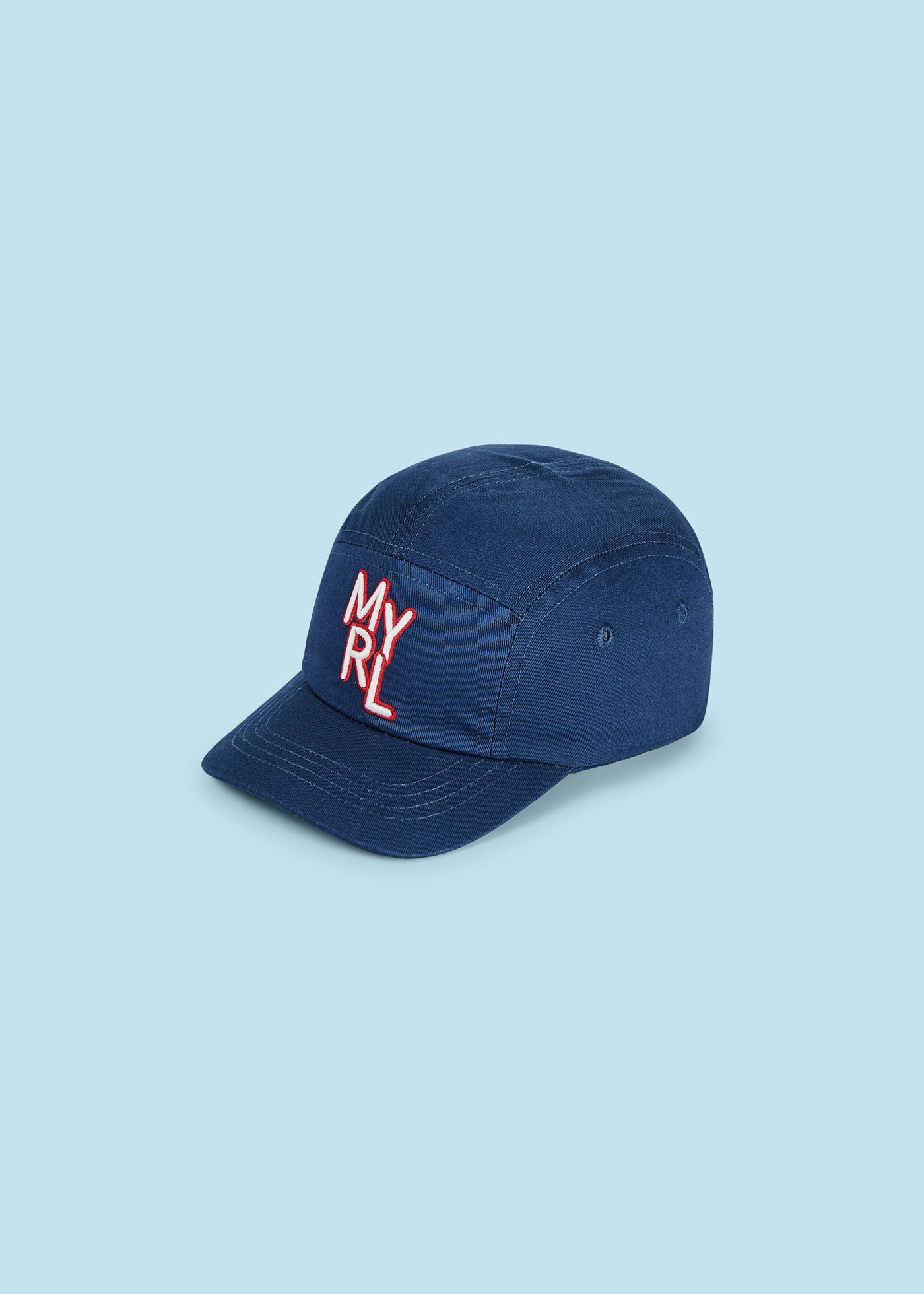 Boné Better Cotton com letras para crianças