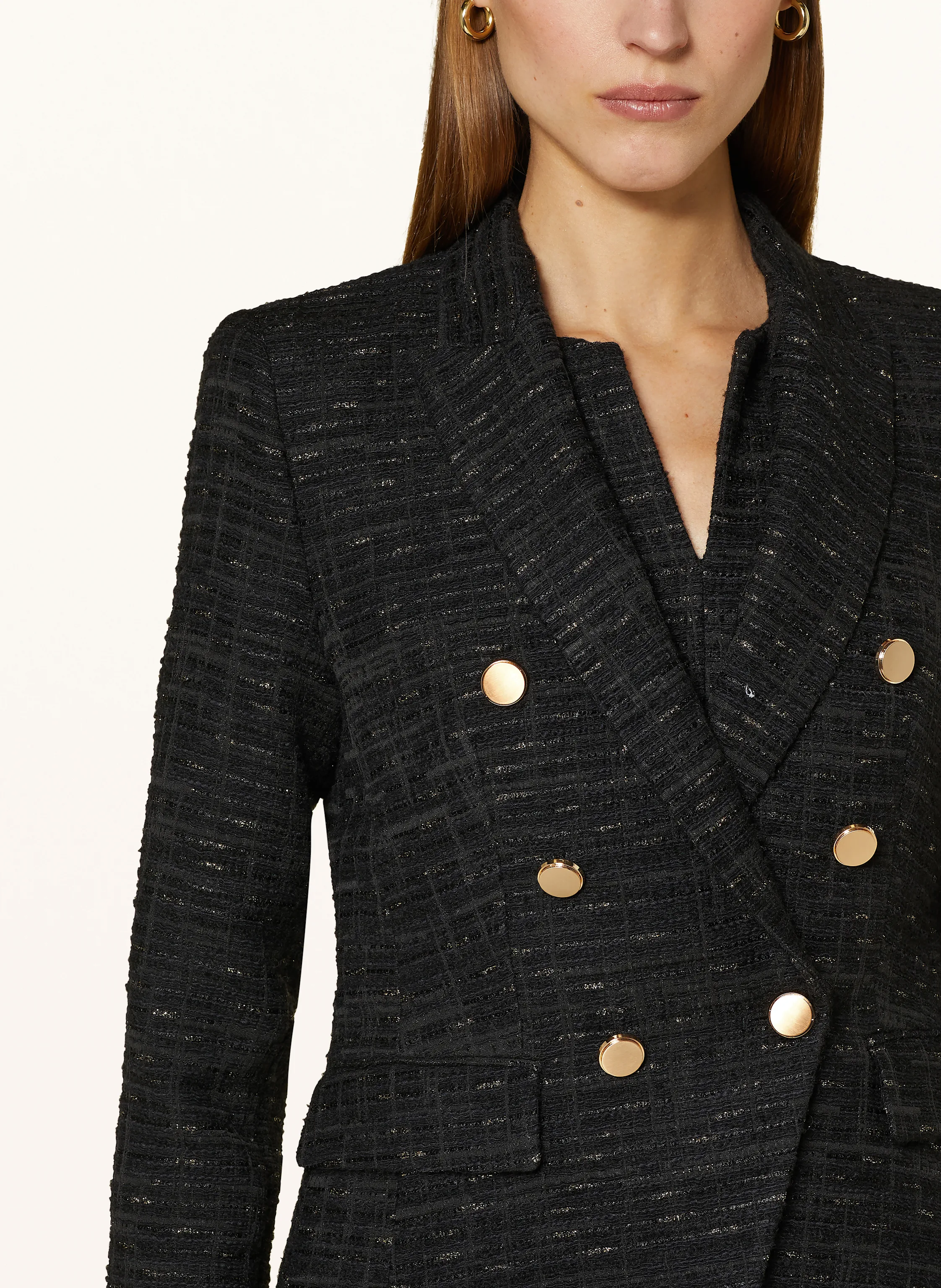SLY 010 Tweed-Blazer ARIA mit Glitzergarn