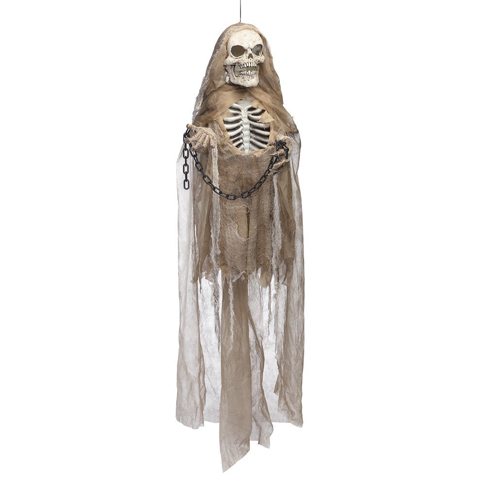 Halloween Hangdecoratie Bruin Skelet 1,83m