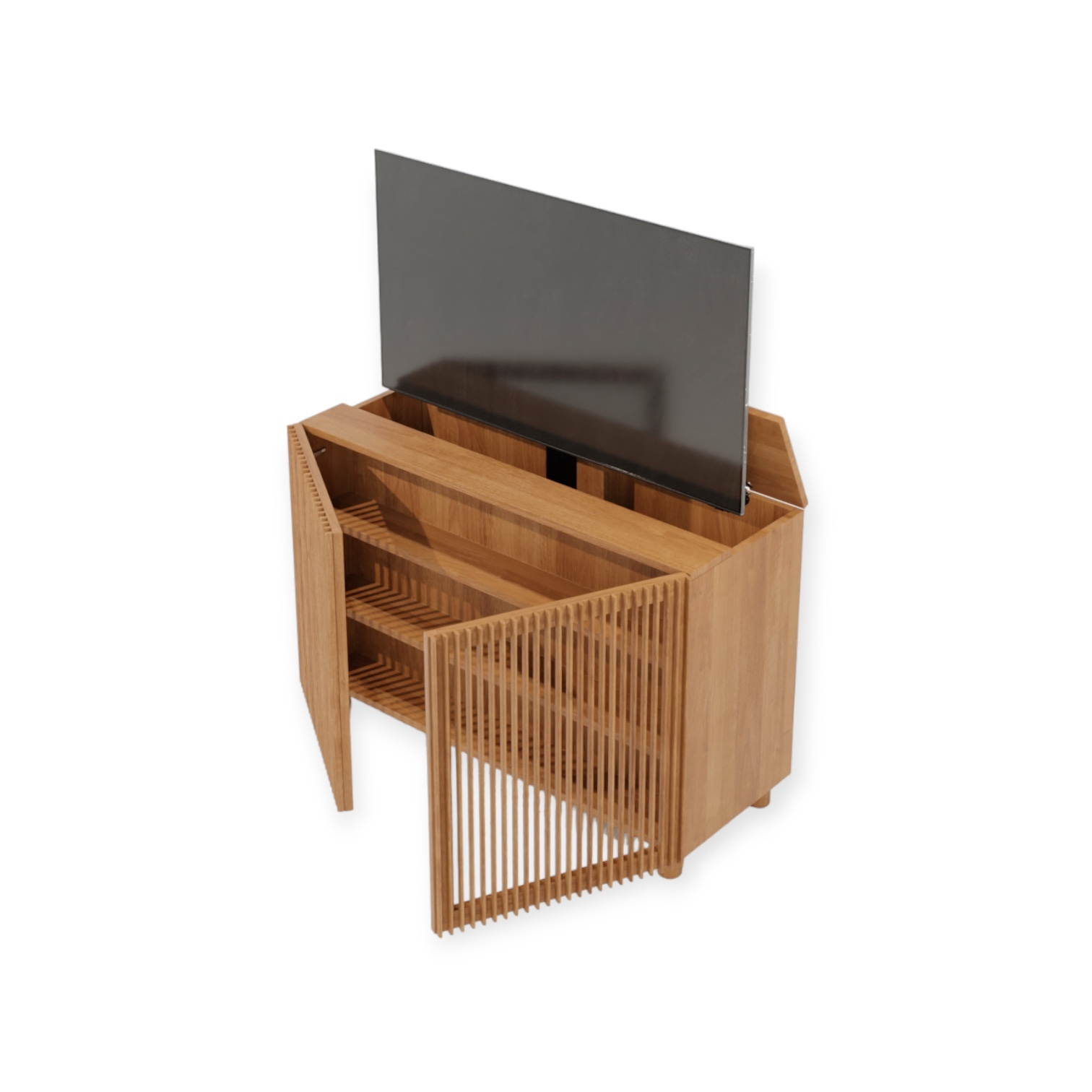 TV lift meubel Bohemian 43 inch 2 deurs