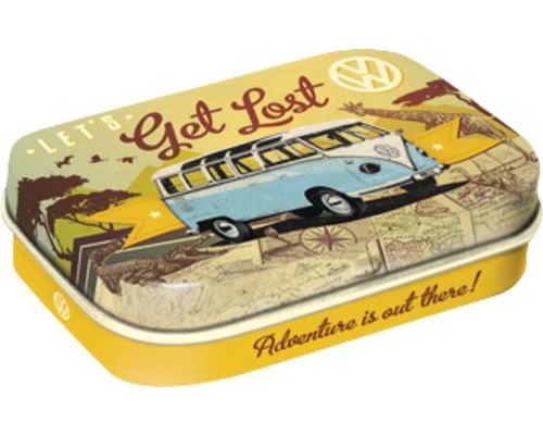 Pillendoos VW Bulli Let's Get Lost 6x4x1.6 cm