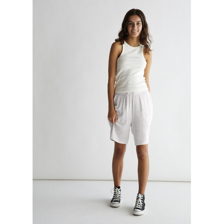 Grunt Tanja Linen Shorts White