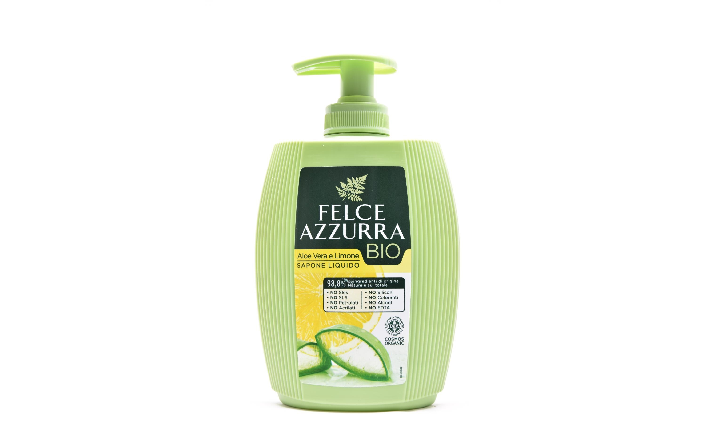 Flüssigseife Aloe 300 mlPflegende Flüssigseife mit Bio Aloe Vera im praktischen Spender