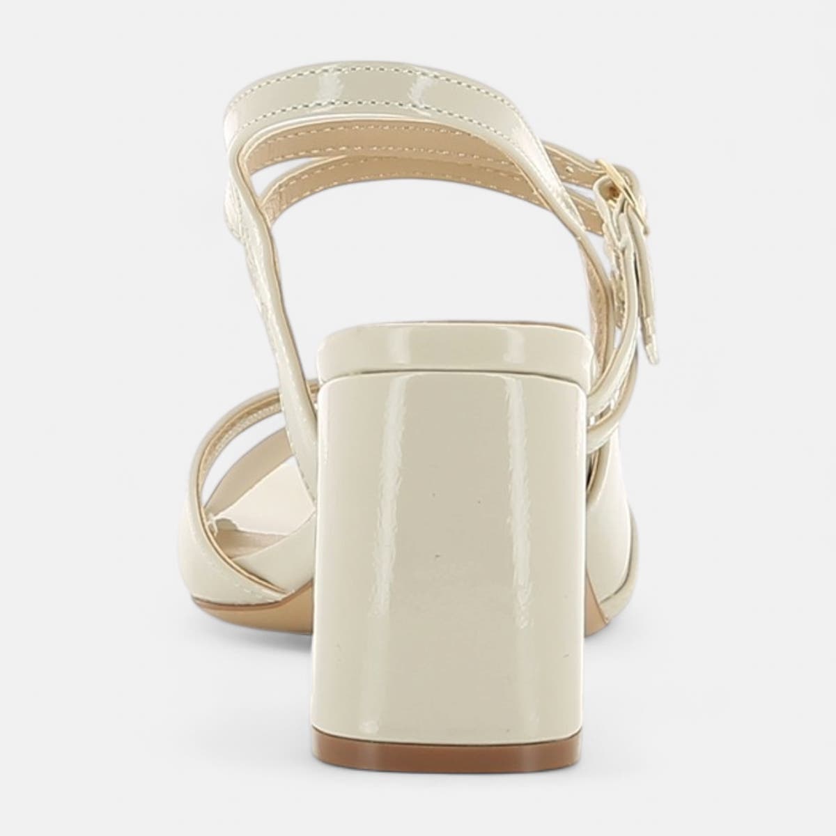Nu-pieds à talon Femme beige