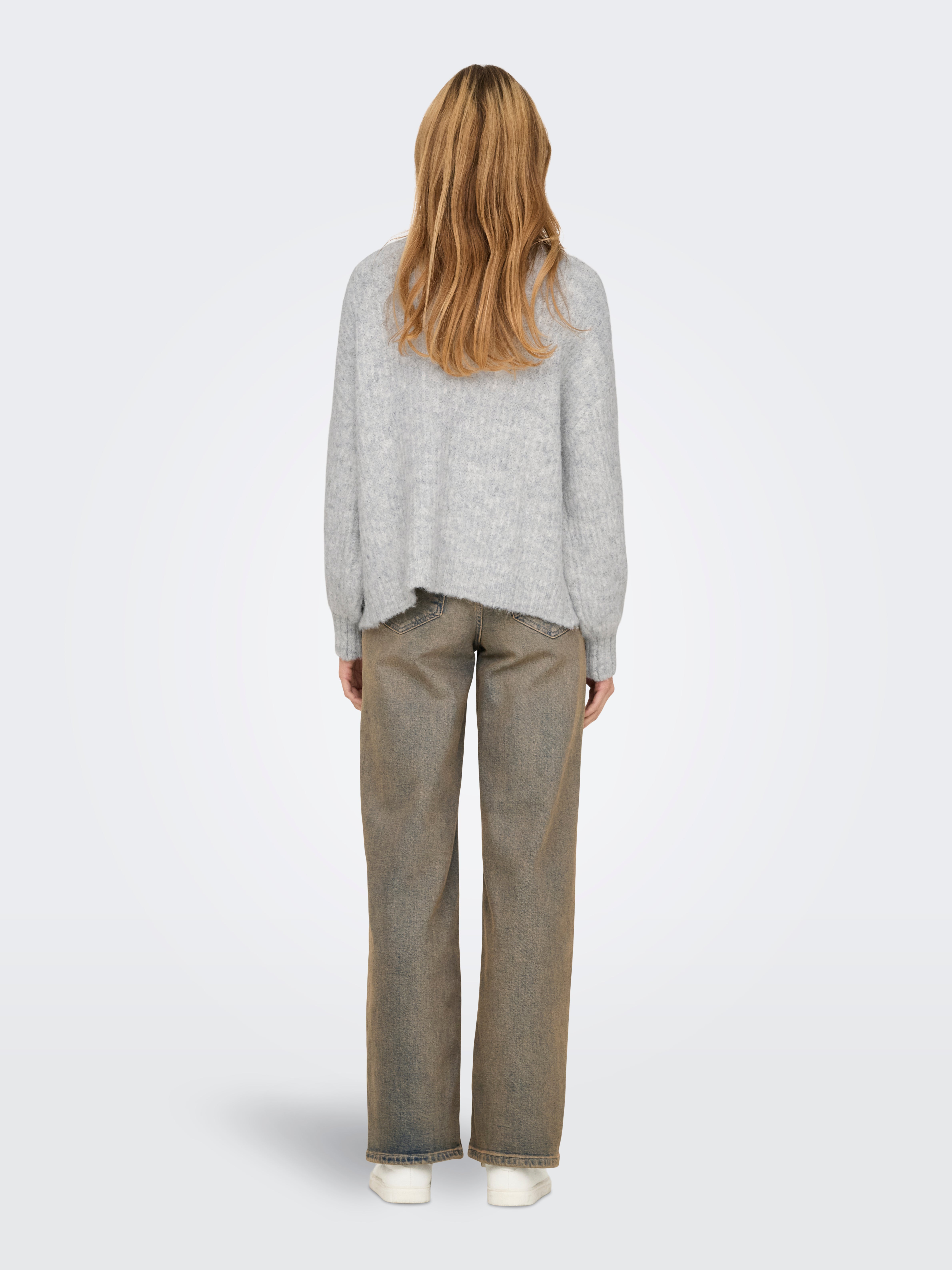 ONLMAGGIE Strickjacke Light Grey Melange