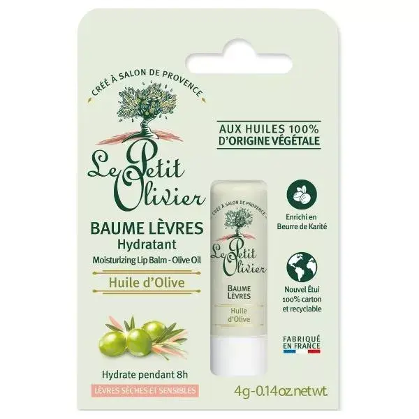 Le Petit Olivier - Bálsamo Labial Hidratante - Azeite de Oliva 4g
