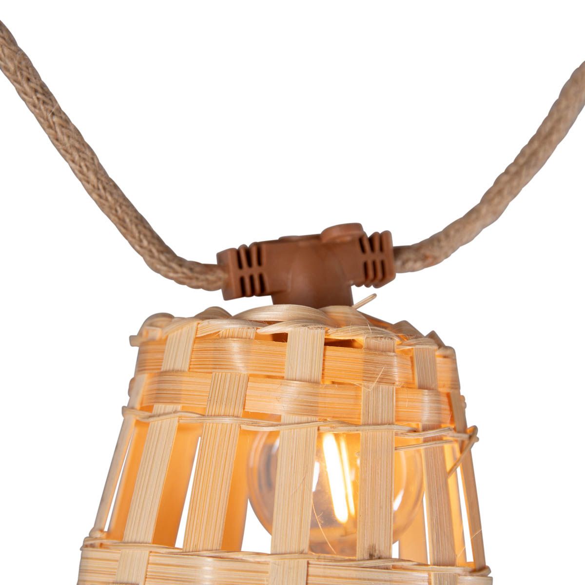 Moderne buiten lichtsnoer 8m incl. LED 10-lichts - Aurora