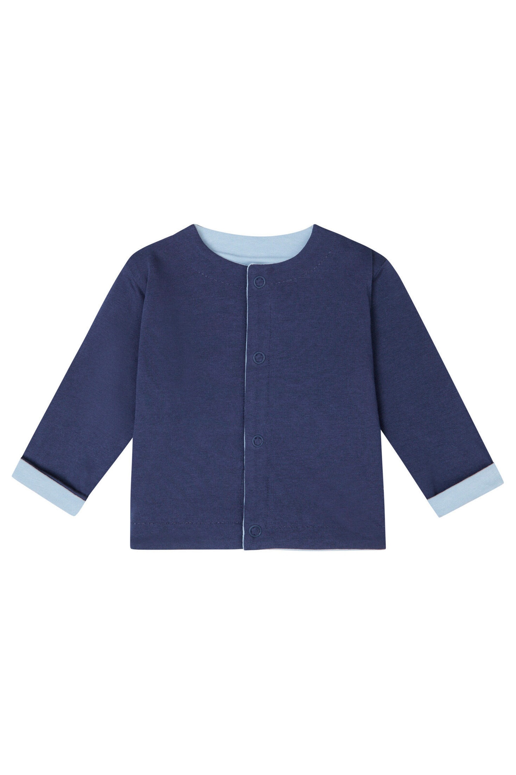 Noppies Baby Strickjacke Nowra - Reversible Blue Fog